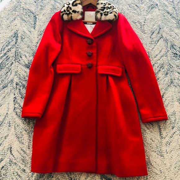 Brand New Kate Spade 100% Wool Coat - Picture 2 of 5